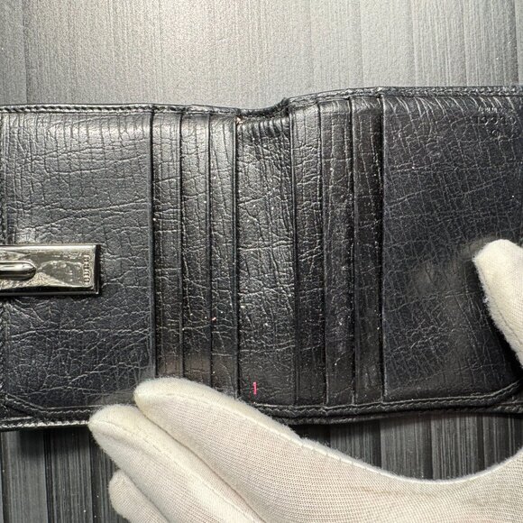 GG Canvas Mens Bifold Wallet (Broken Clasp) - Picture 3 of 4